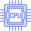 Cpu Duotono Linea Icono Icon