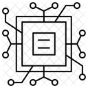 Procesador Ic Circuito Icono