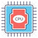 Procesador De CPU Unidad Central De Procesamiento Chip De Computadora Icono