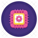 Procesador De Datos Microprocesador Chip De Procesador Icon