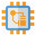 Procesador De Inteligencia Artificial Microprocesador Microchip Icono