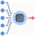 Procesador De Salida Procesador Filtro De Datos Icon