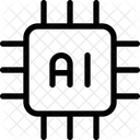 Procesador de inteligencia artificial  Icono