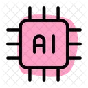 Procesador de inteligencia artificial  Icono