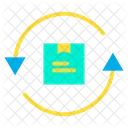 Procesamiento De Entrega Intercambio De Paquetes Intercambio De Entrega Icono