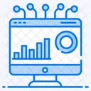 Procesamiento Analitico En Linea Procesamiento De Datos Visualizacion De Datos Icono