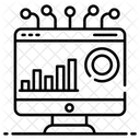 Procesamiento Analitico En Linea Procesamiento De Datos Visualizacion De Datos Icono