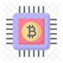 Procesamiento de bitcoins  Icono