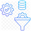 Procesamiento De Datos Icono