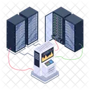 Estadisticas De Datos Procesamiento De Datos Bastidores De Datos Icono