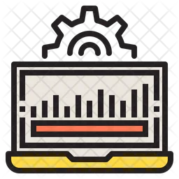 Procesamiento de datos  Icono