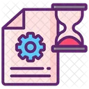 Procesamiento de datos  Icono