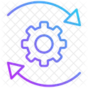 Procesamiento De Flujo Icono