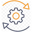 Procesamiento De Flujo Icono