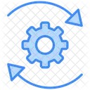 Procesamiento De Flujo Icono