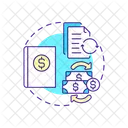 Procesamiento de gastos  Icono