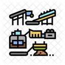 Mineral Procesamiento Mineria Icono