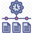 Procesamiento De Programacion Programacion Programacion De Tareas Icono