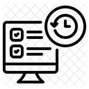 Negocios Revision En Linea Icono