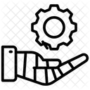 Proceso Configuracion Inteligencia Artificial Icon