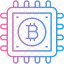 Bitcoin Cadena De Bloques Criptomoneda Icono