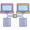 Proceso De Conexion Conexion De Base De Datos Transferencia De Archivos Icono