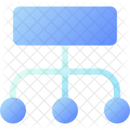 Proceso de estructuración de datos.  Icono