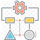 Proceso De Flujo De Trabajo Icono