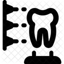 Proceso de impresión de dientes 3D  Icono