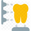 Proceso de impresión de dientes 3D  Icono