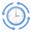 Proceso De Tiempo Reloj Hora Icon