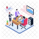 Proceso De Negocio Proceso De Trabajo Empleo Icono