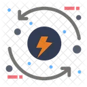 Proceso de energía ecológica  Icono