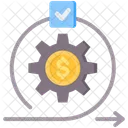 Proceso financiero  Icono