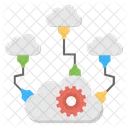 Proceso de nube distribuida  Icono