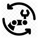 Proceso De Robotica Automatizacion Automatizacion De Robots Icon