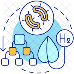 Procesos biológicos para el hidrógeno.  Icono