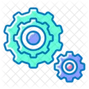 Process Work Gears Icon