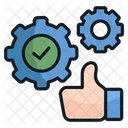 Growth Presentation Process Strategies Icon