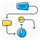 Process Flow Flow Diagram Diagram Icon