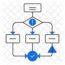 Process Flow Workflow Task Management Icon