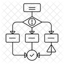 Process Flow Workflow Task Management Icon