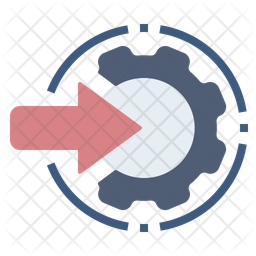 Process Input Icon - Download in Flat Style