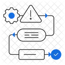 Process Issues Task Management Problem Solving Icon