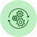 Process Management Pentaglow Icon Icon