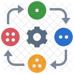 Process Map Icon - Free Download Business Icons | IconScout