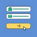 Process of Logging in  Icon