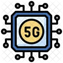 Processador 5G  Ícone