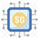 Processador 5G  Ícone