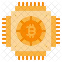 Chip de bitcoin  Ícone